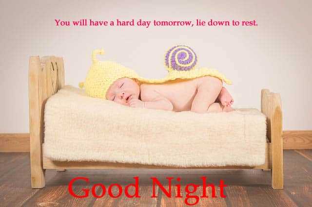 Cute Good Night Images of Baby 