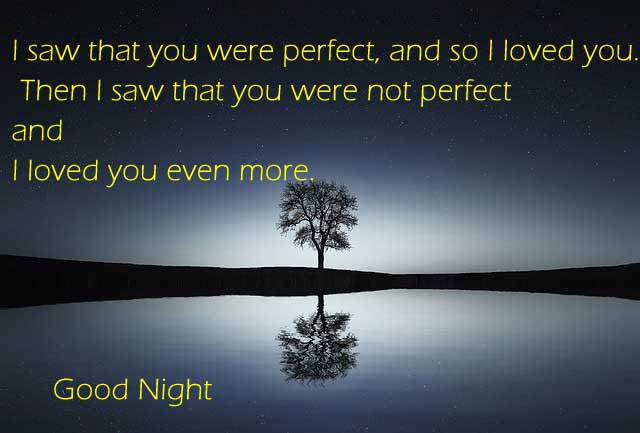 Good Night Images with Love Quotes